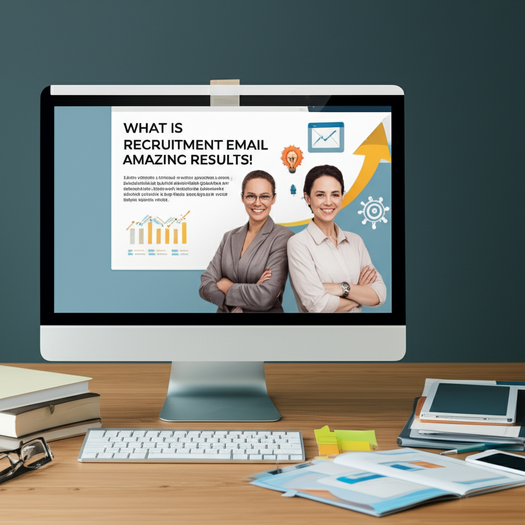 Generate a high-quality, relevant image prompt for an article about: What Is Recruitment Email Marke