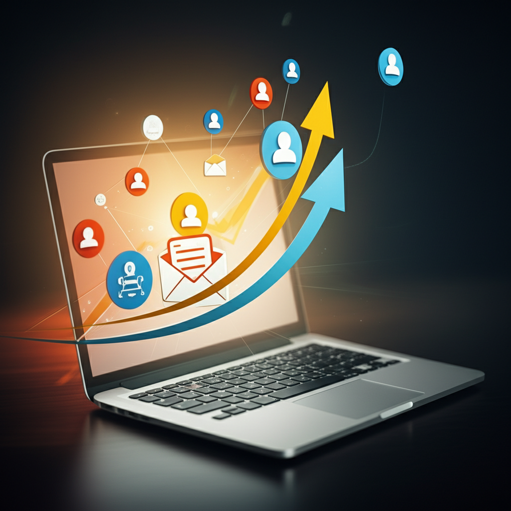 Generate a high-quality, relevant image prompt for an article about: What Is Recruitment Email Marke