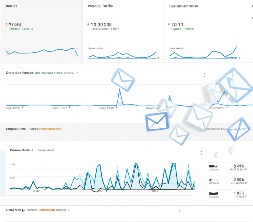 Generate a high-quality, relevant image prompt for an article about: How To Track Email Marketing Wi