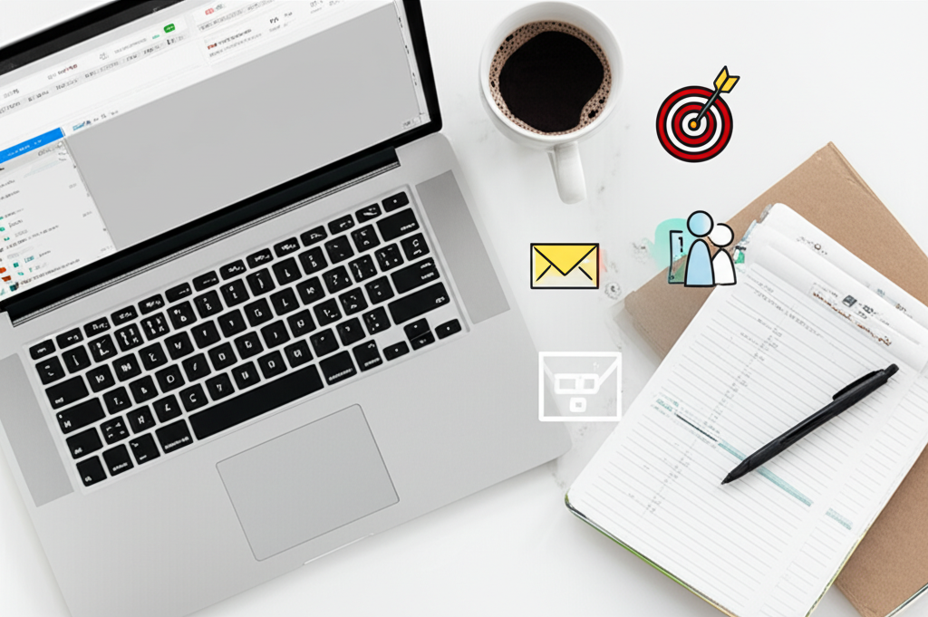 Generate a high-quality, relevant image prompt for an article about: What Is Meant By Email Marketin