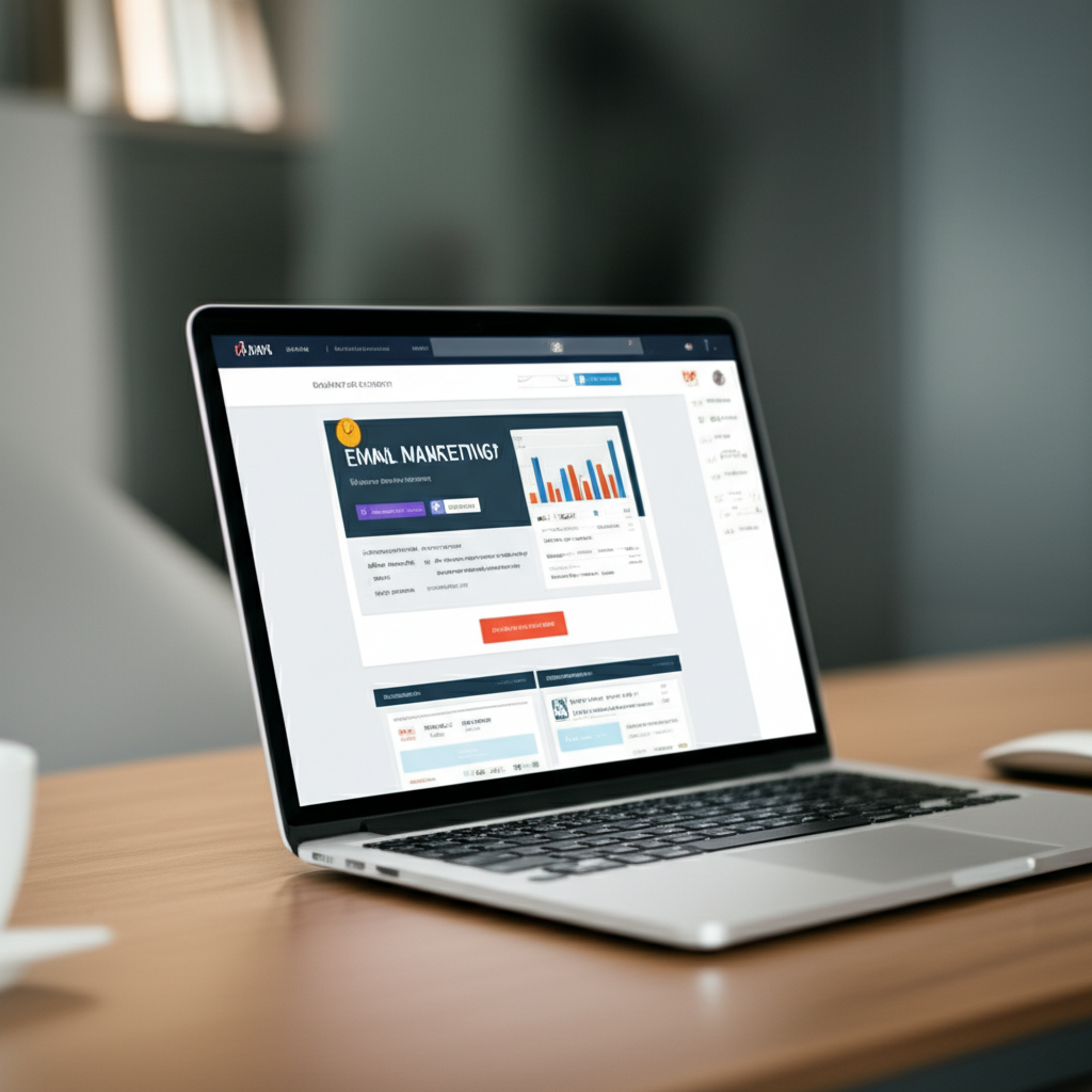 Generate a high-quality, relevant image prompt for an article about: What Is Meant By Email Marketin