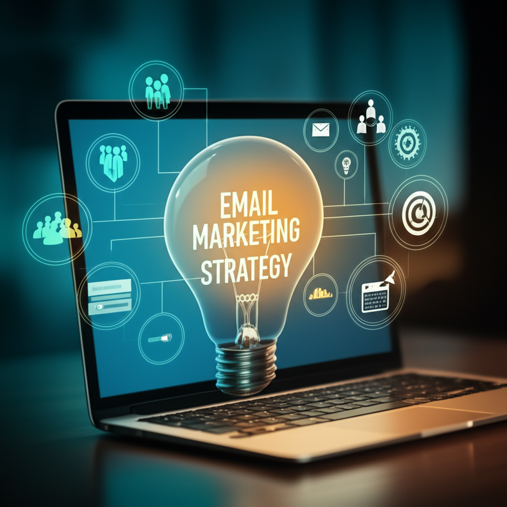 Generate a high-quality, relevant image prompt for an article about: What Is Email Marketing Strateg