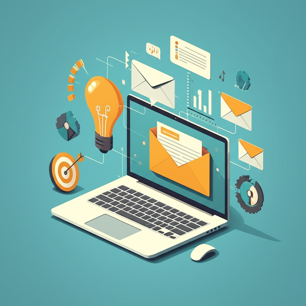 Generate a high-quality, relevant image prompt for an article about: What To Do In Email Marketing: