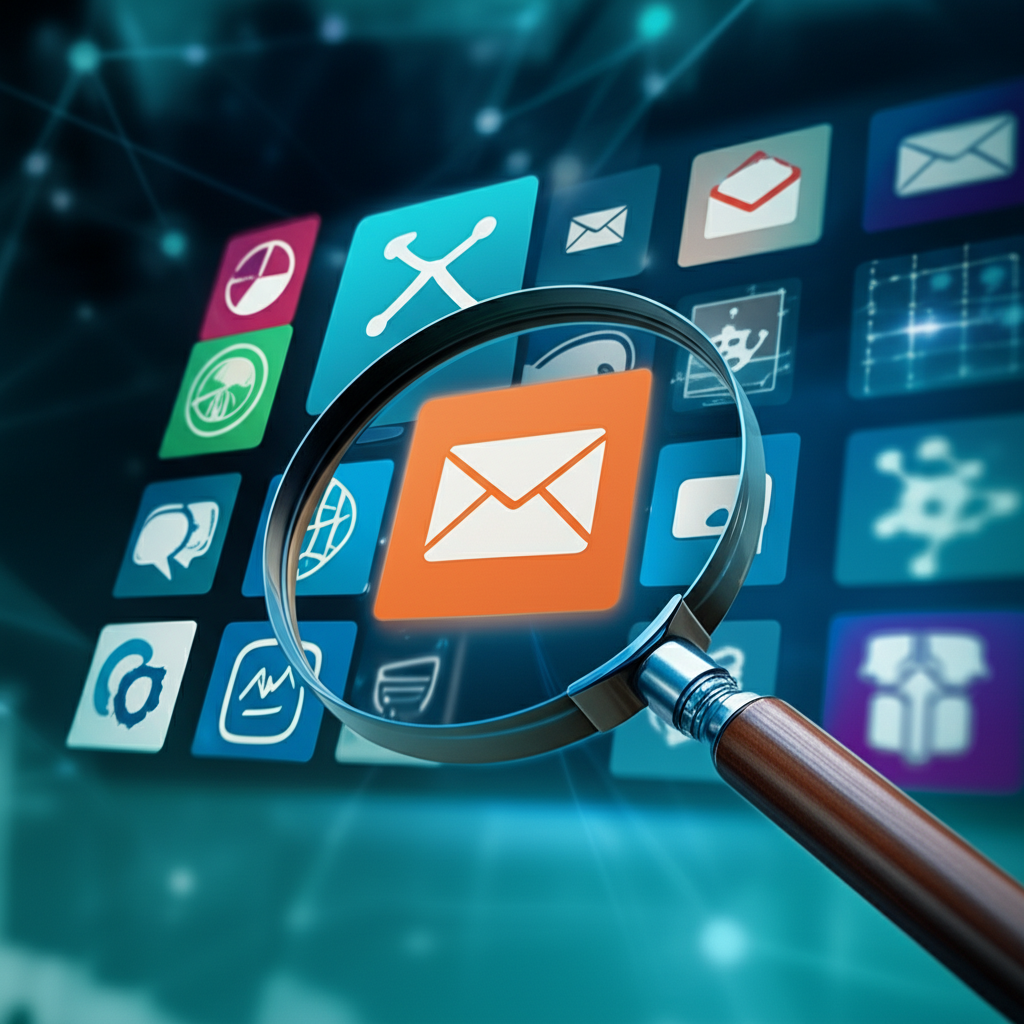 Generate a high-quality, relevant image prompt for an article about: Best Cold Email Tool: Uncover W