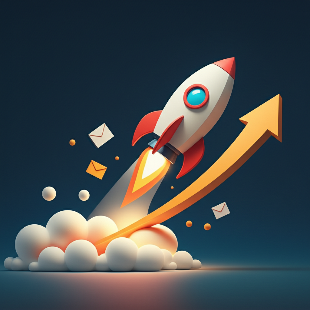 Generate a high-quality, relevant image prompt for an article about: How Email Marketing Helps Busin