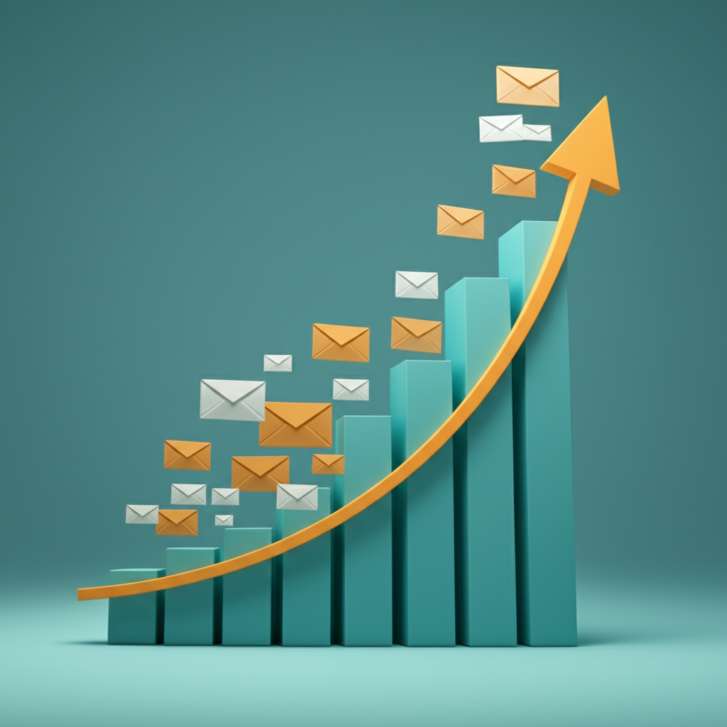 Generate a high-quality, relevant image prompt for an article about: How to Sell Email Marketing: Ma