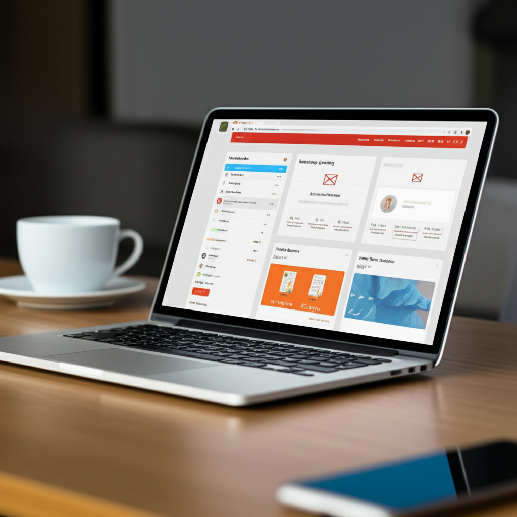 Generate a high-quality, relevant image prompt for an article about: How To Send Mass Email Marketin