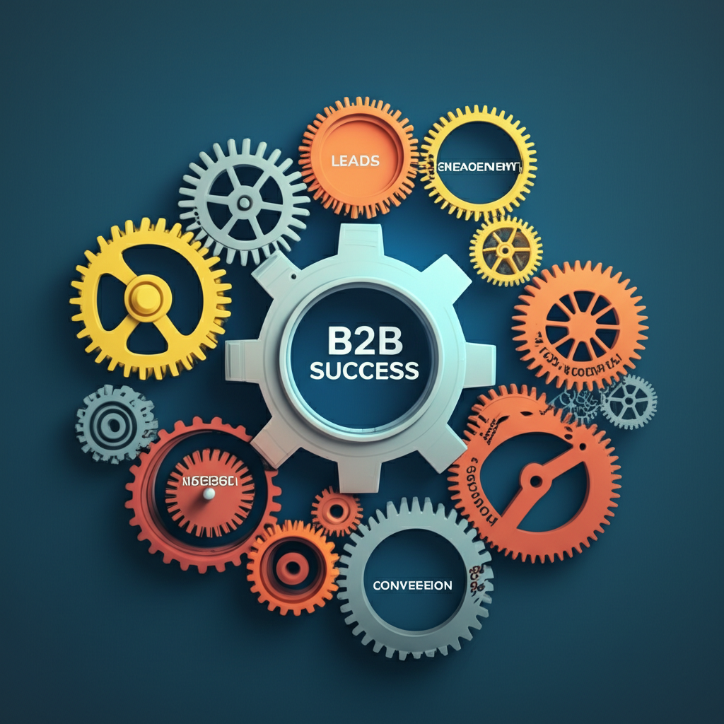 Generate a high-quality, relevant image prompt for an article about: How Does B2B Email Marketing Wo