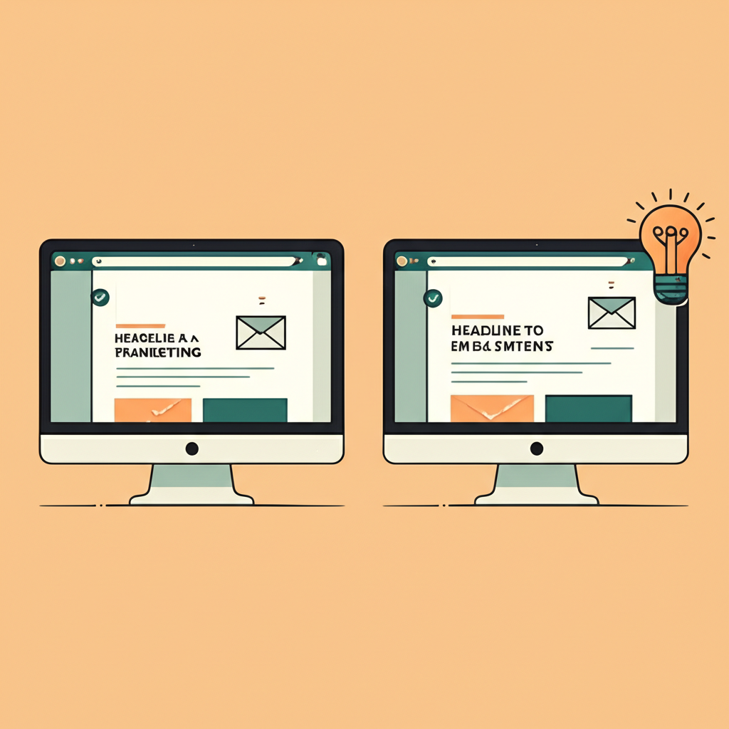 Generate a high-quality, relevant image prompt for an article about: What Is A/B Testing In Email Ma