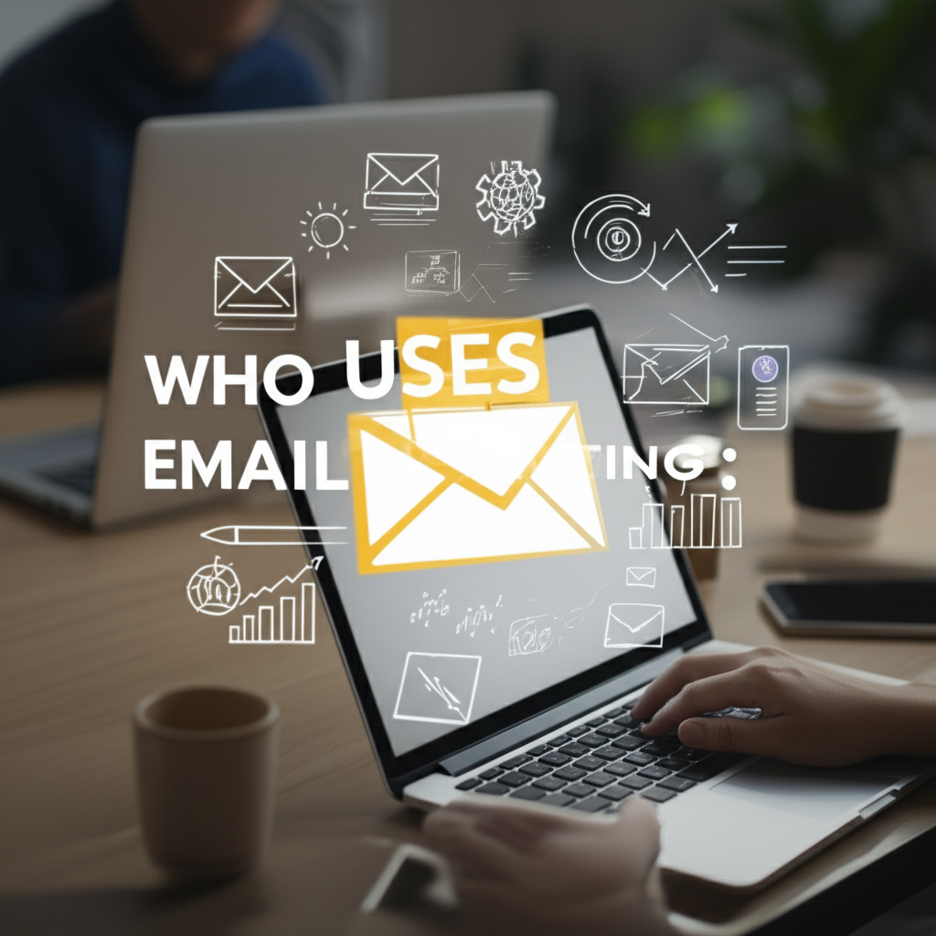 Generate a high-quality, relevant image prompt for an article about: Who Uses Email Marketing: Essen