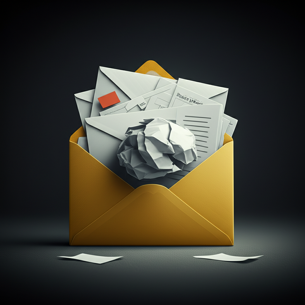 Generate a high-quality, relevant image prompt for an article about: Why Email Marketing Is Not Effe