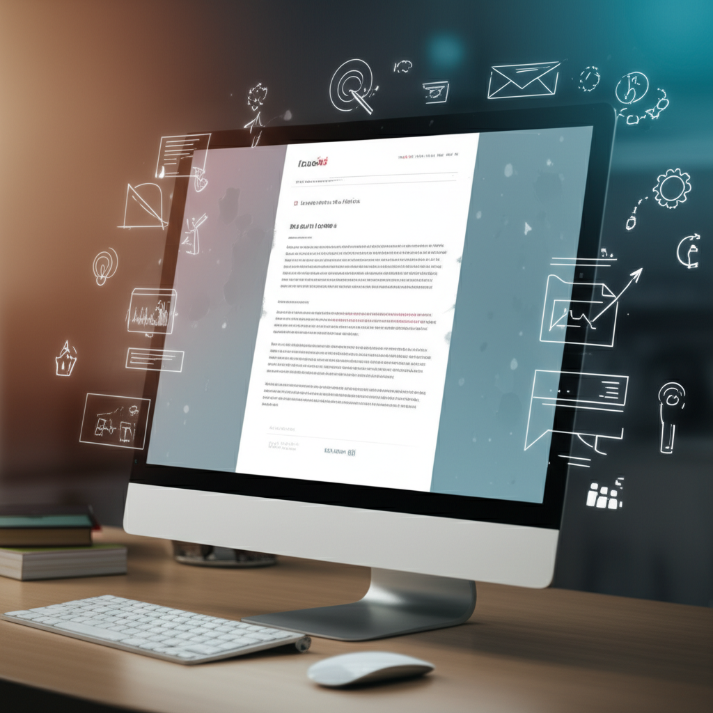 Generate a high-quality, relevant image prompt for an article about: How To Write Amazing Digital Ma