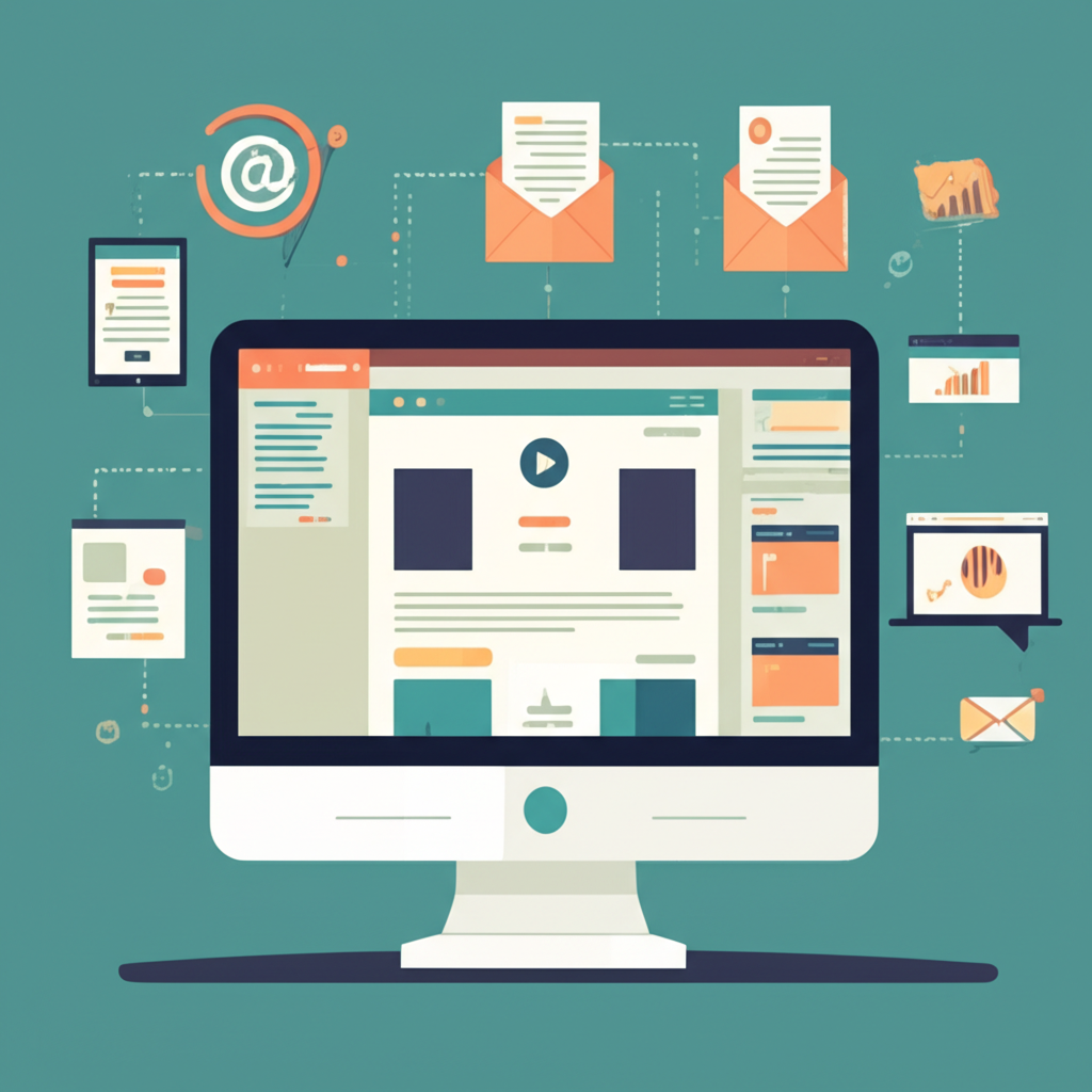 Generate a high-quality, relevant image prompt for an article about: What Is An Email Marketing Camp