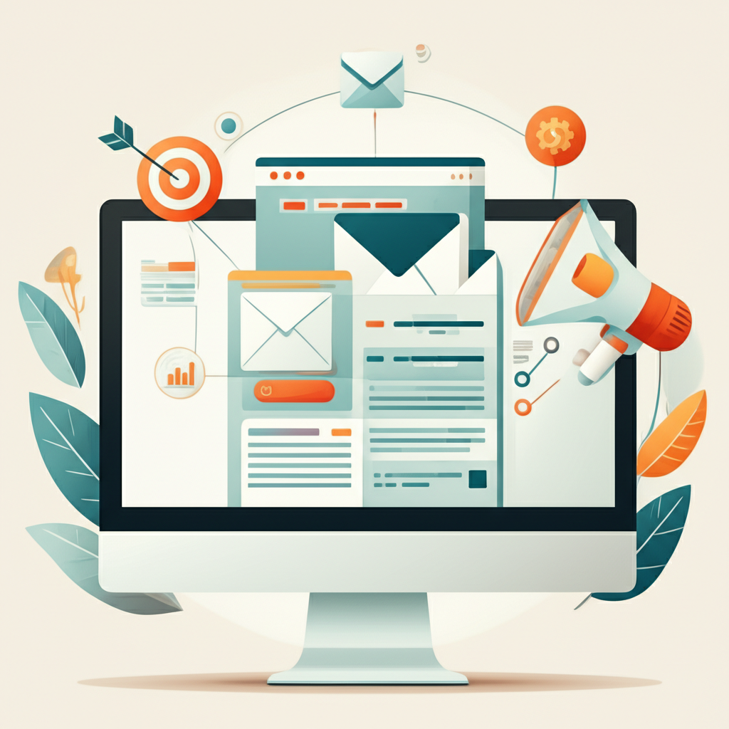 Generate a high-quality, relevant image prompt for an article about: What Is An Email Marketing Camp