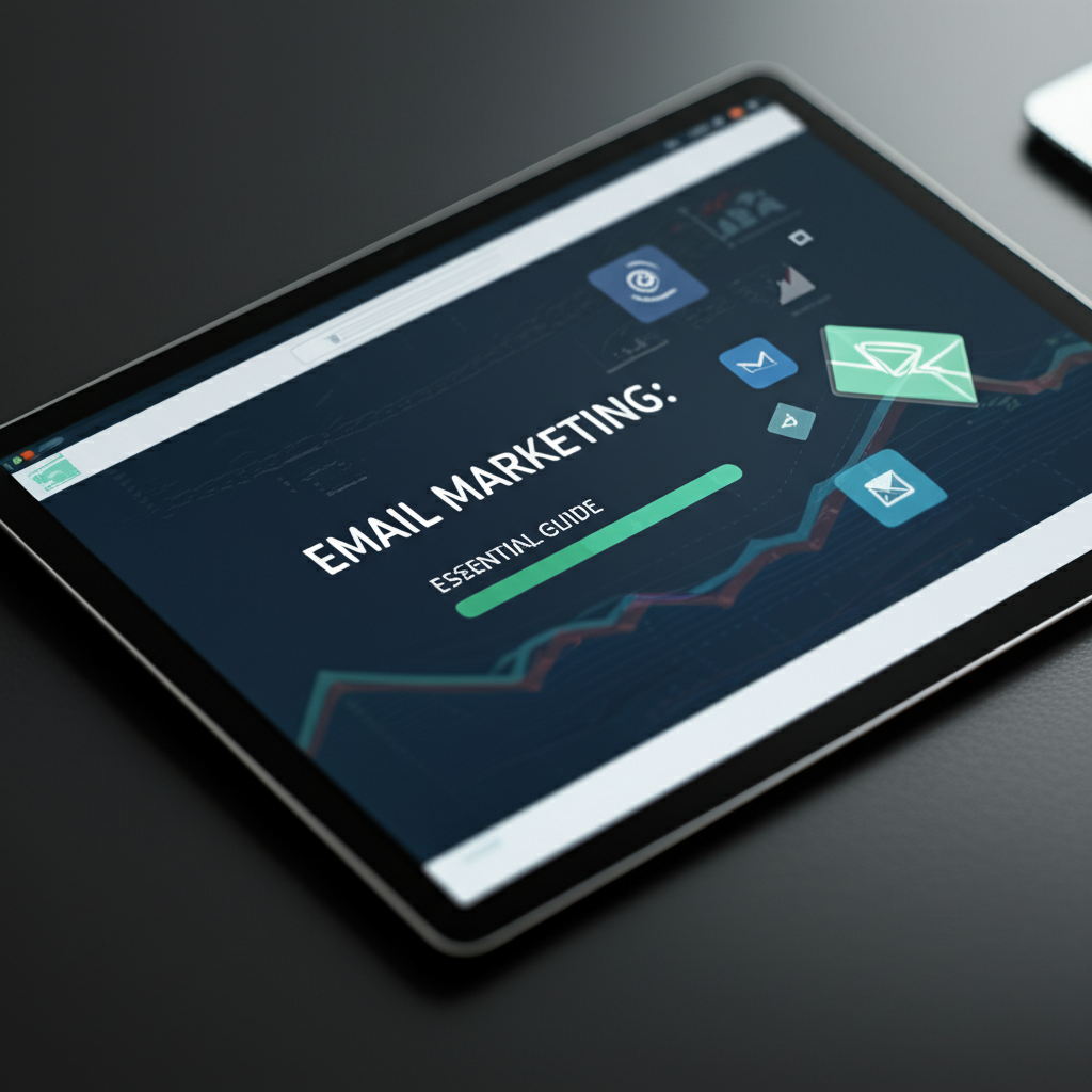 Generate a high-quality, relevant image prompt for an article about: What Is Email Marketing: Essent