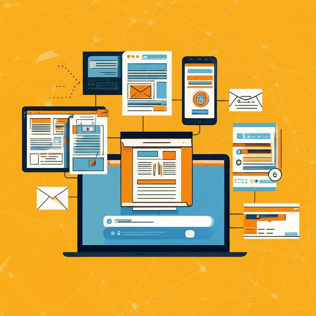 Generate a high-quality, relevant image prompt for an article about: How to Grow Email List Using Co