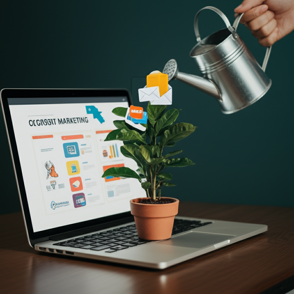 Generate a high-quality, relevant image prompt for an article about: How to Grow Email List Using Co