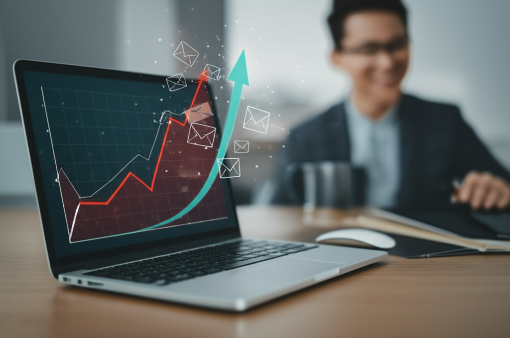 Generate a high-quality, relevant image prompt for an article about: How Triggered Email Marketing B