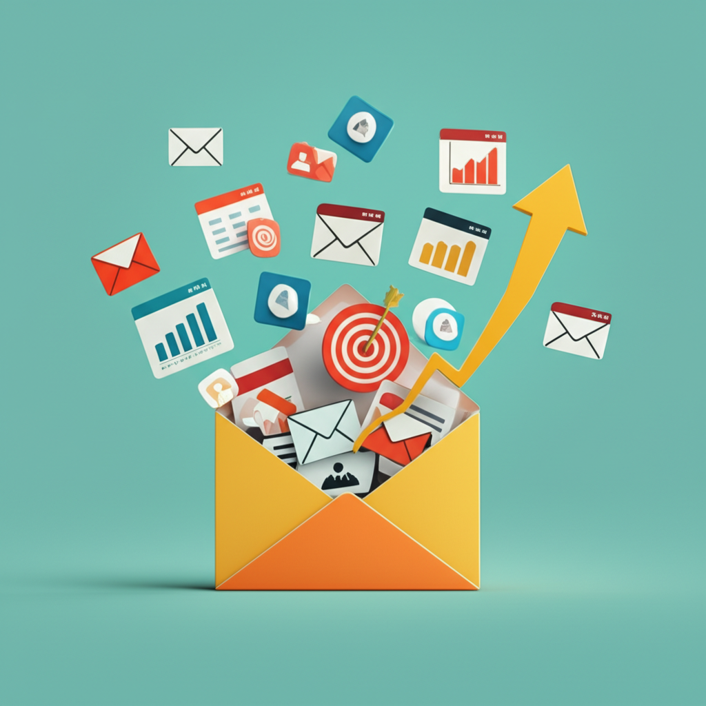 Generate a high-quality, relevant image prompt for an article about: How To Optimize Email Marketing