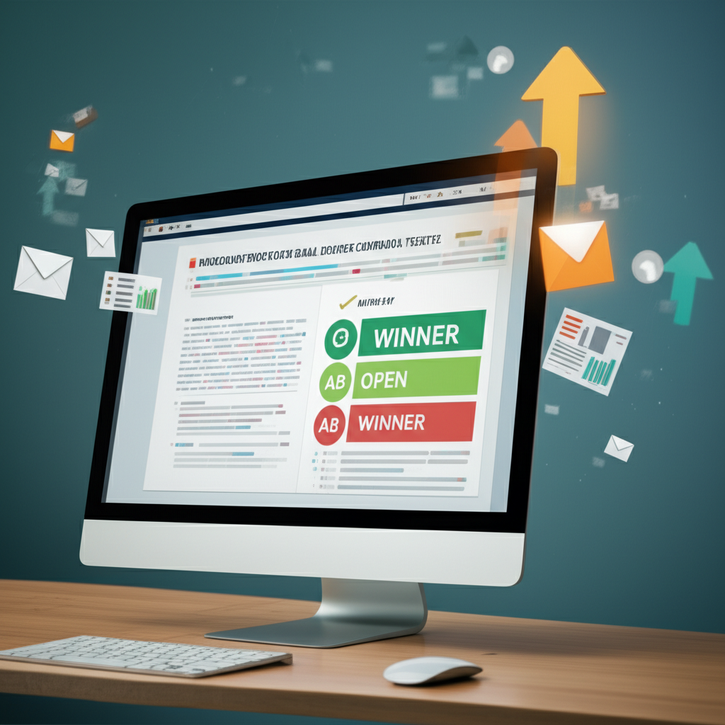 Generate a high-quality, relevant image prompt for an article about: How To Optimize Email Marketing