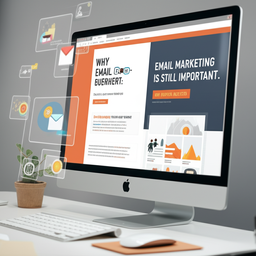 Generate a high-quality, relevant image prompt for an article about: Why Email Marketing Is Still Im