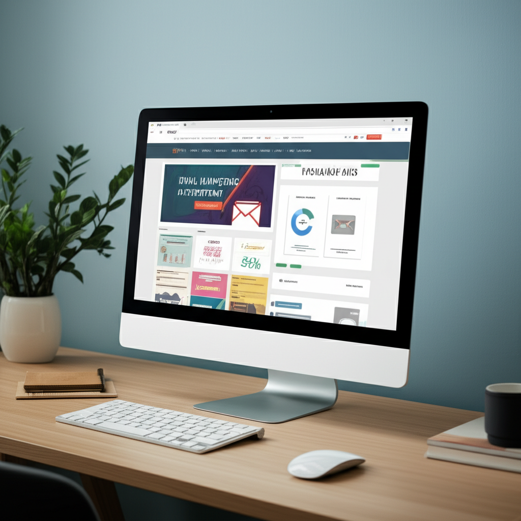 Generate a high-quality, relevant image prompt for an article about: Why Email Marketing Is Still Im