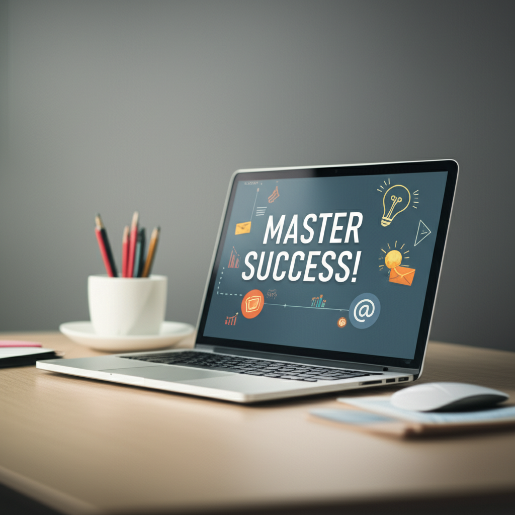 Generate a high-quality, relevant image prompt for an article about: How To Create An Email For Mark